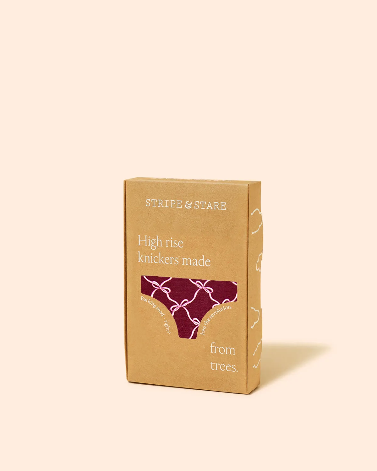 High Rise Knicker - Rouge Bow