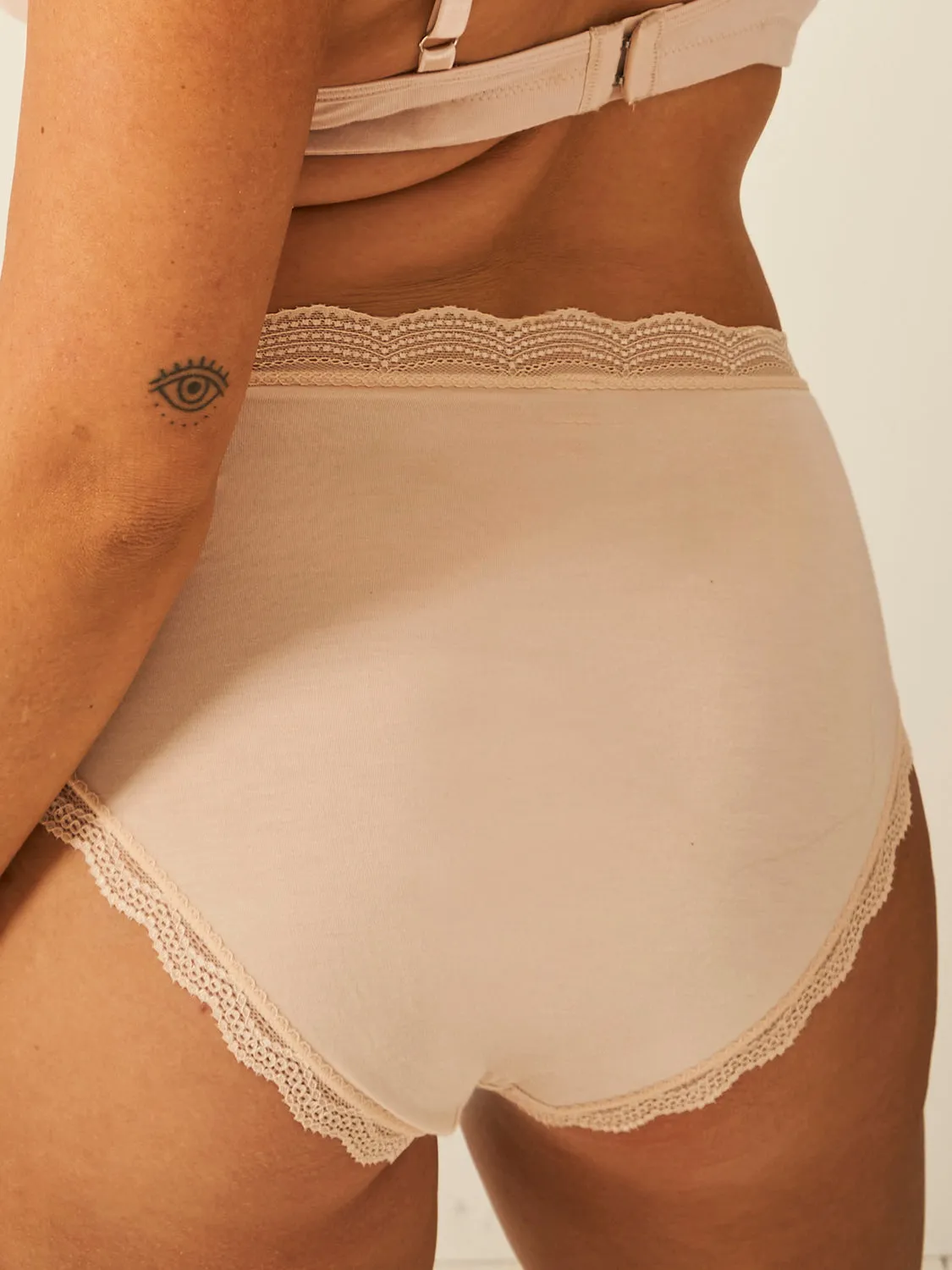 High Rise Knicker - Sand