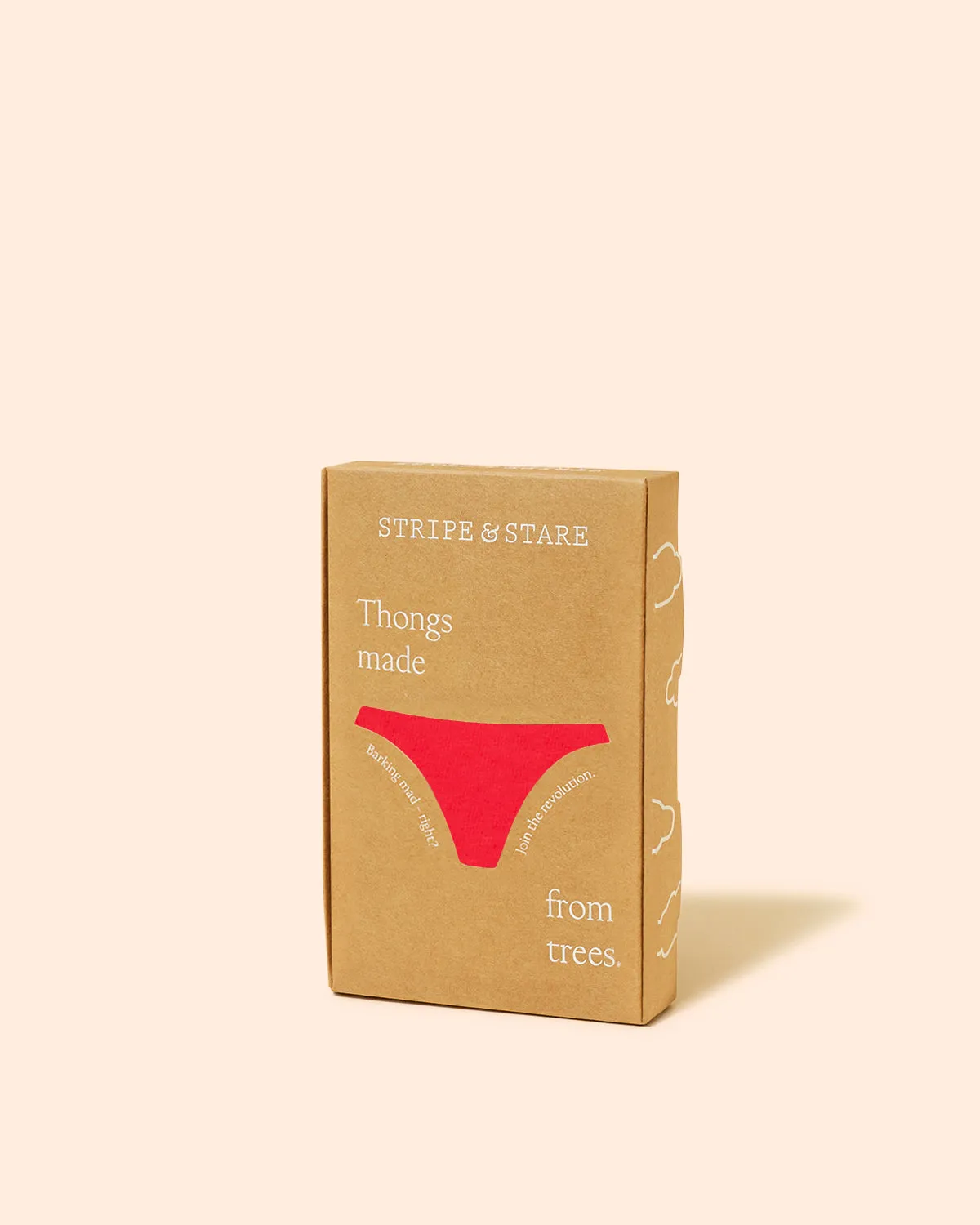 High Waisted Thong - Hibiscus