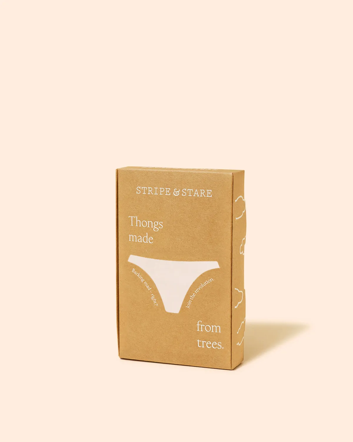 High Waisted Thong  - Sand