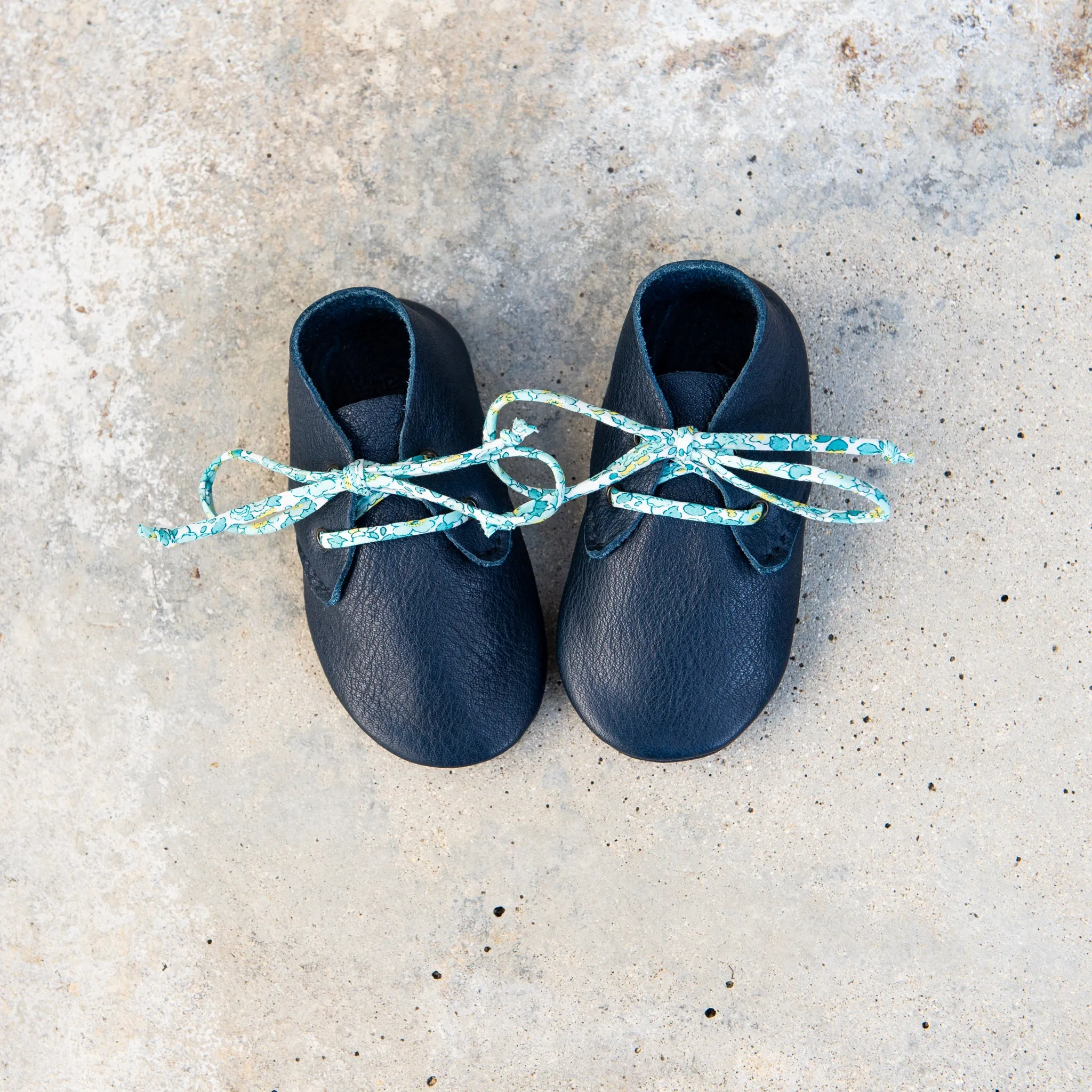 INK TRAVELLERS WITH LIBERTY PRINT LACES