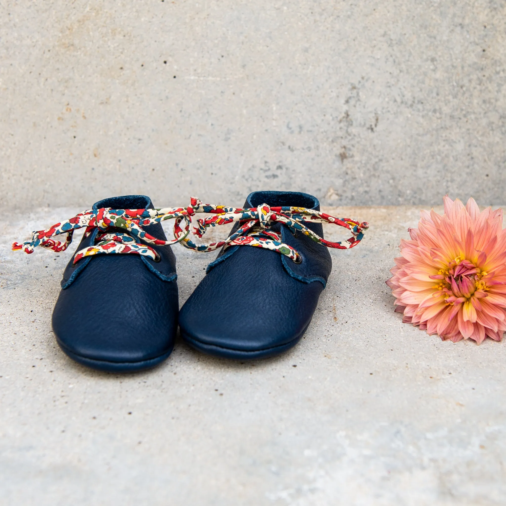 INK TRAVELLERS WITH LIBERTY PRINT LACES