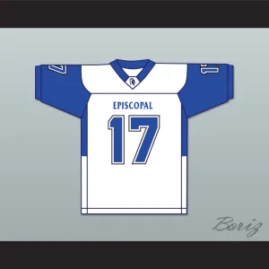 Jaylen Waddle 17 Episcopal High School Knights White Football Jersey 2