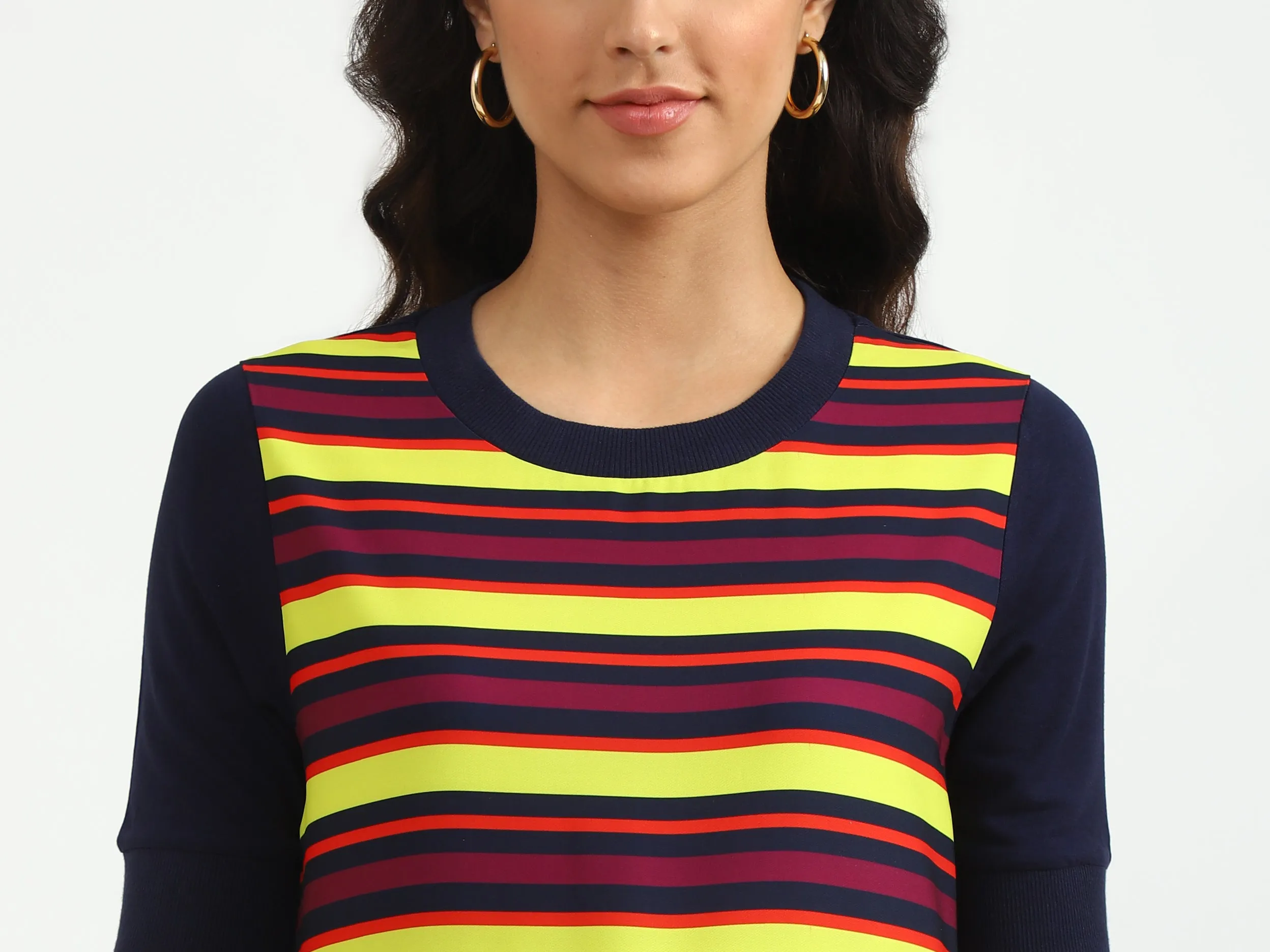 Ladies Round Neck Printed T-Shirt