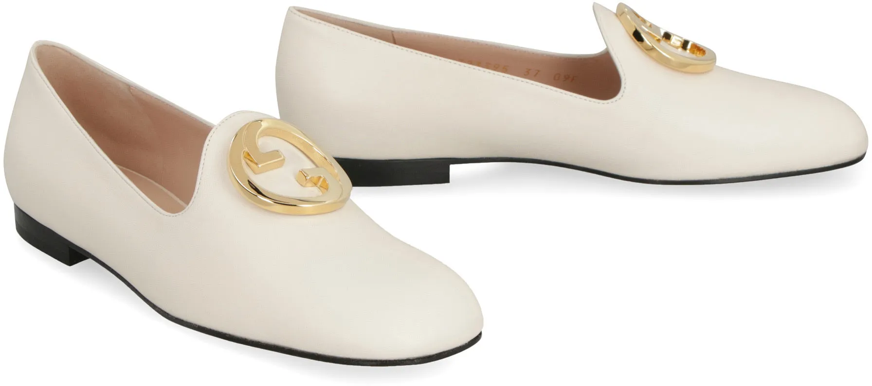 Leather ballet flats