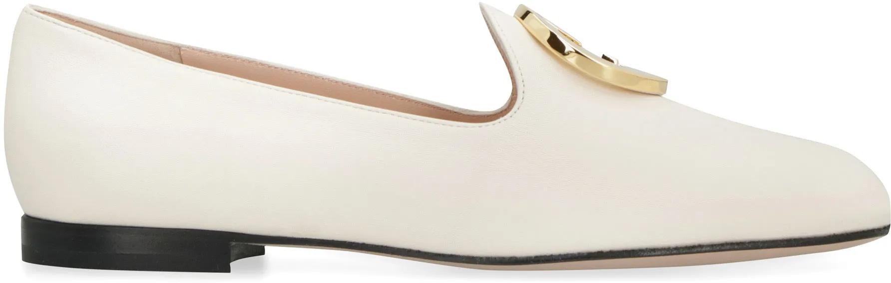 Leather ballet flats