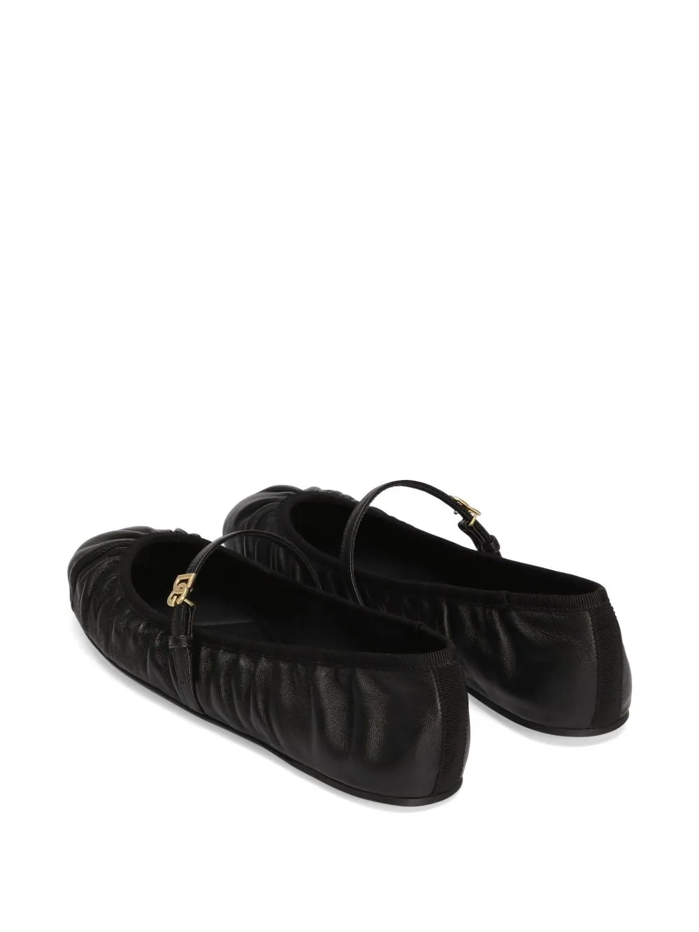 Leather ballet flats