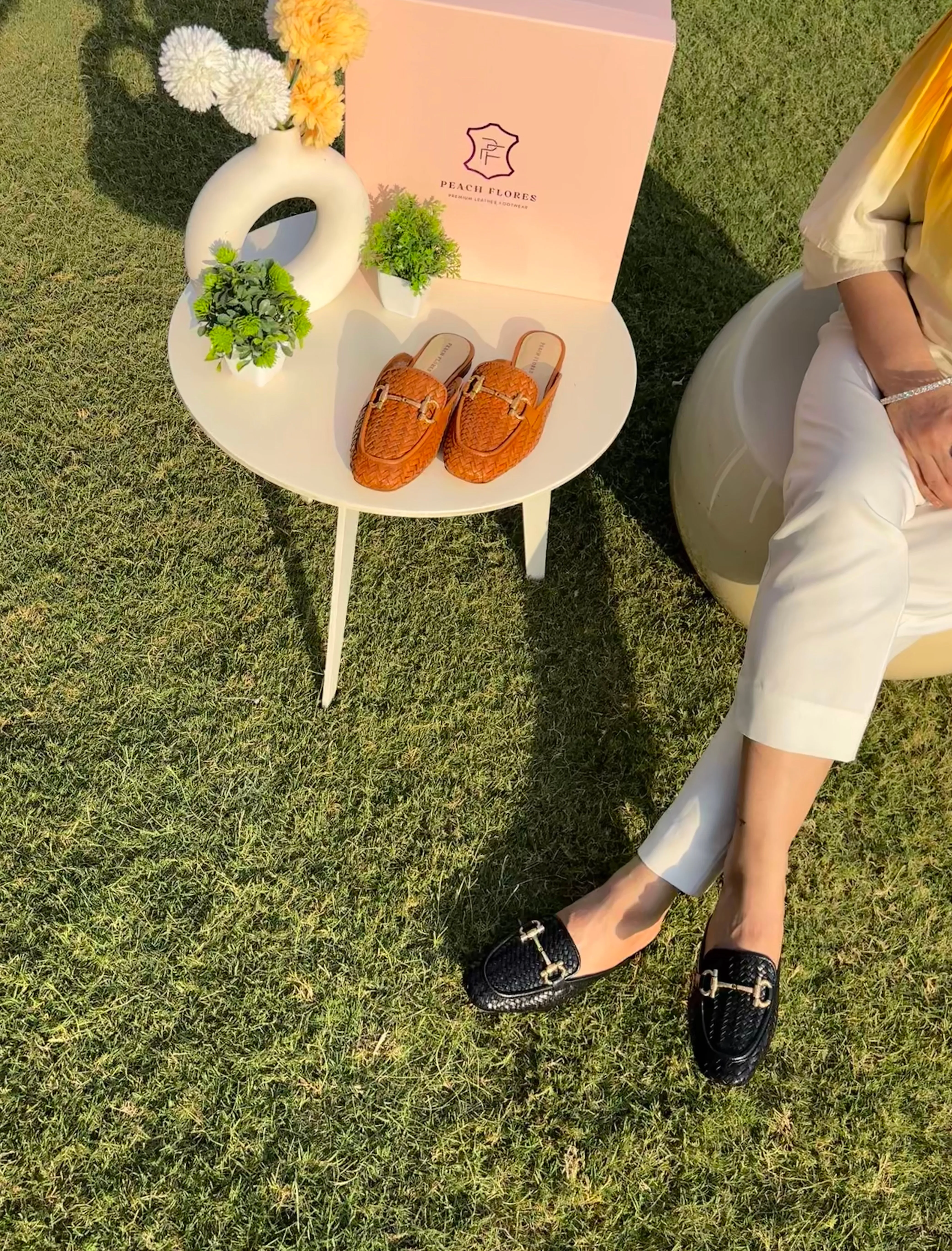 Luca Leather Mules