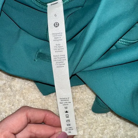 Lululemon Wunder Train High Rise Short 8”