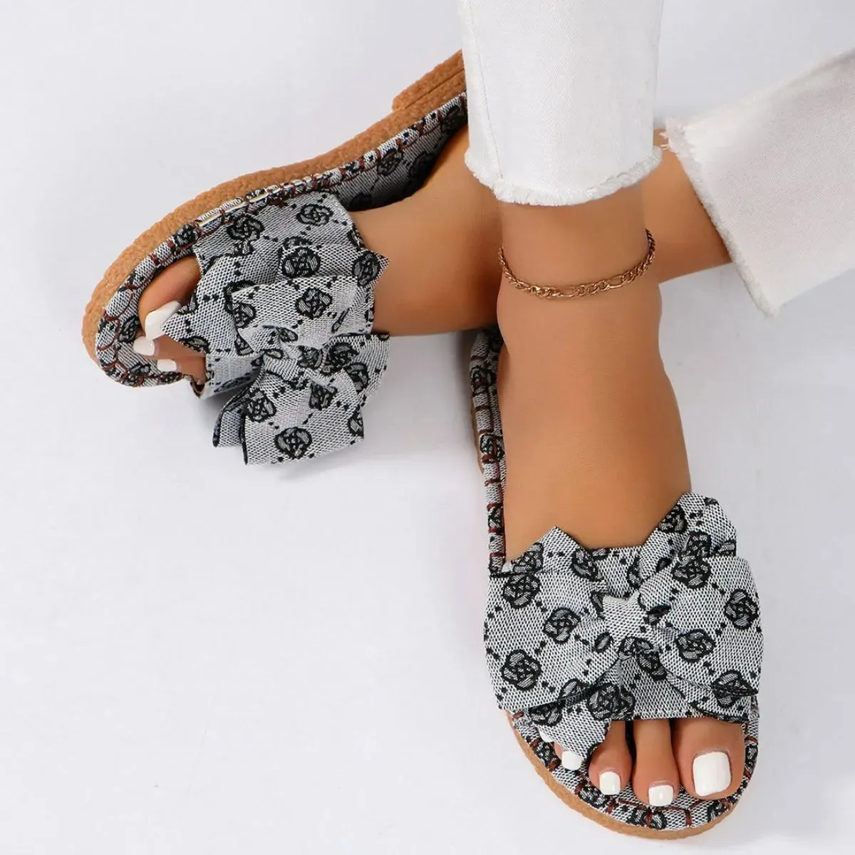 Open Toe Block Heels Sandals