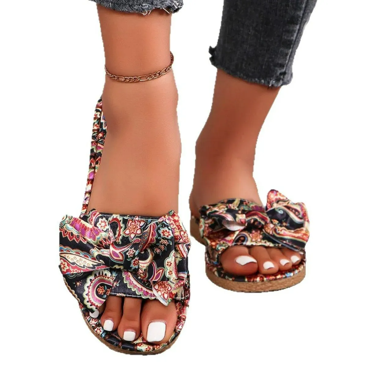Open Toe Block Heels Sandals