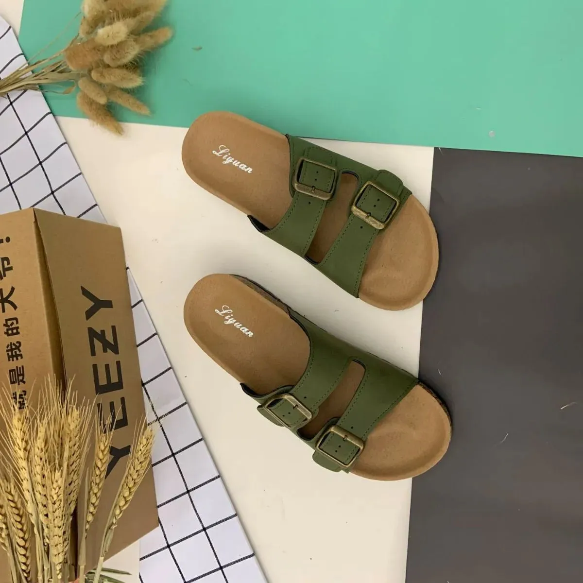 Open Toe Flats Sandals