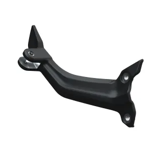 Passenger Foot Peg Mount for High Exhaust, Black