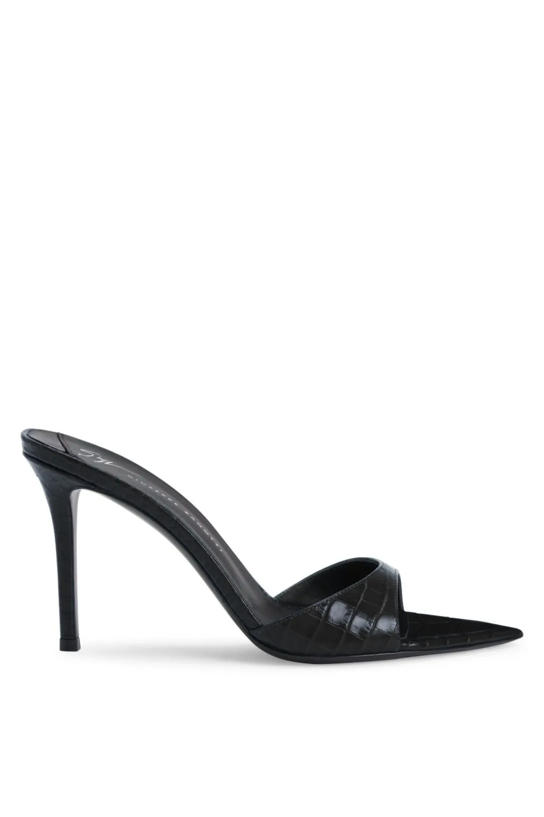 Patent Leather Mule Heel | Black