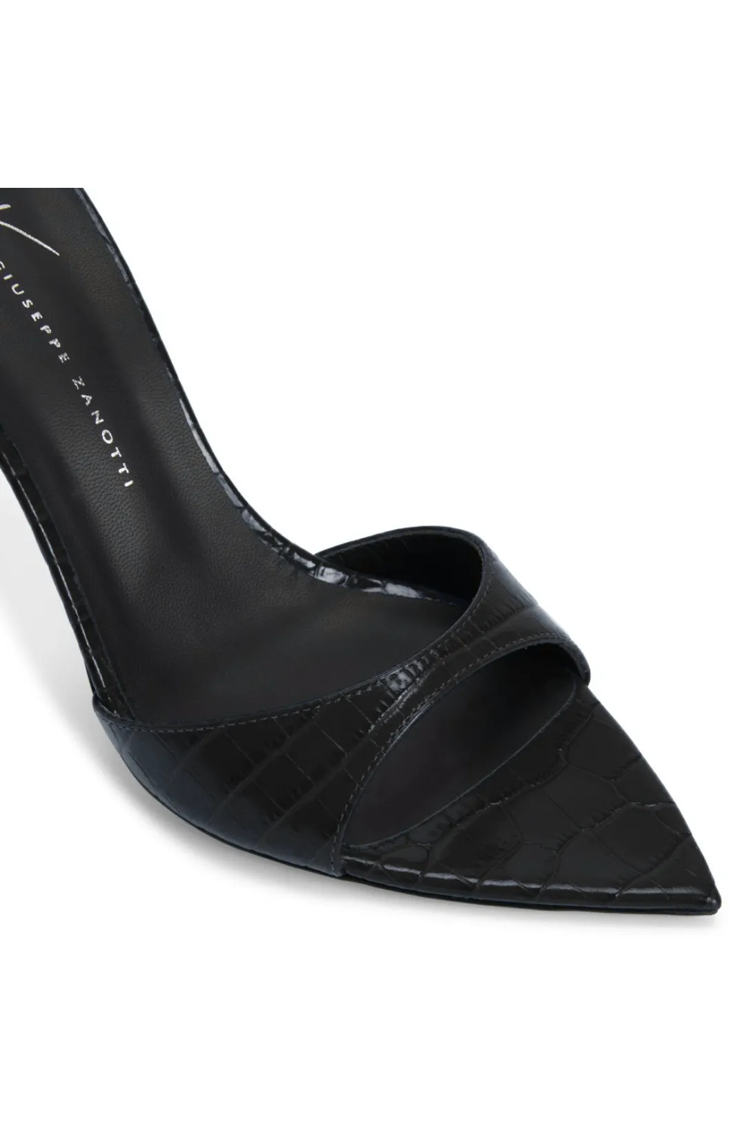 Patent Leather Mule Heel | Black