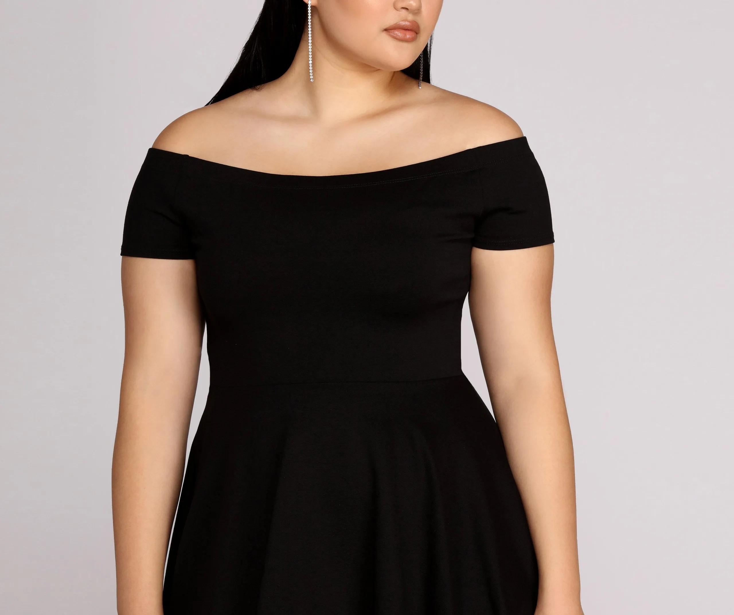 Plus All The Charming Rage Skater Dress