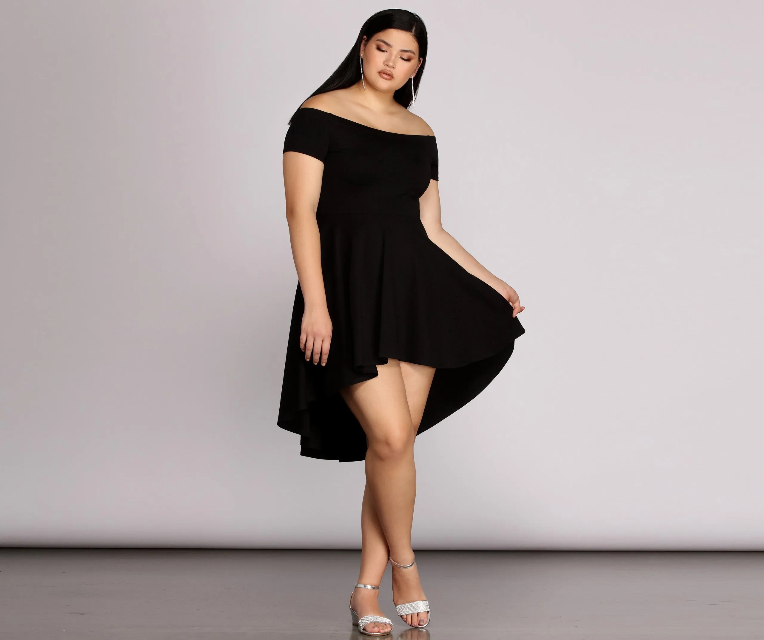 Plus All The Charming Rage Skater Dress