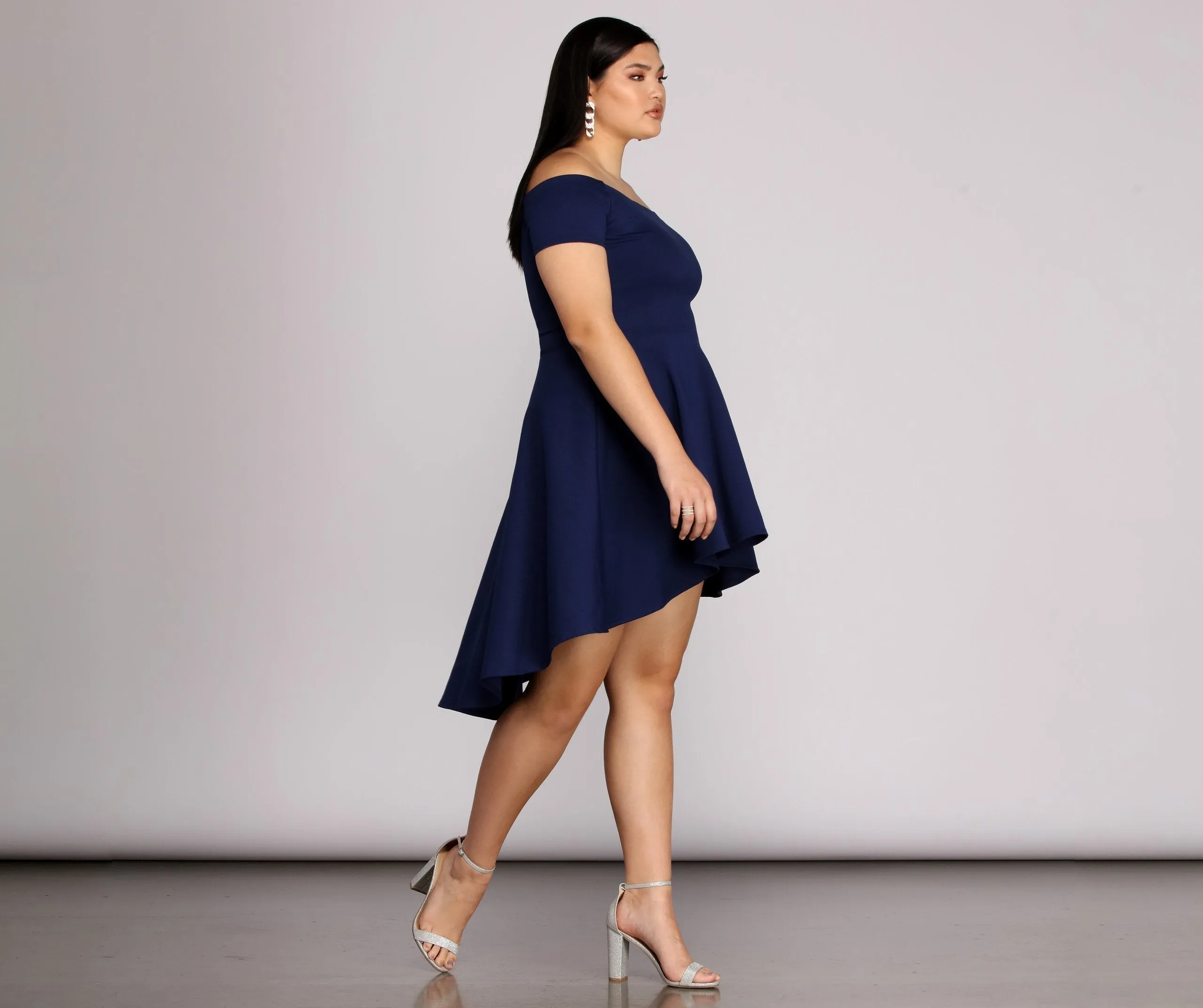 Plus All The Charming Rage Skater Dress
