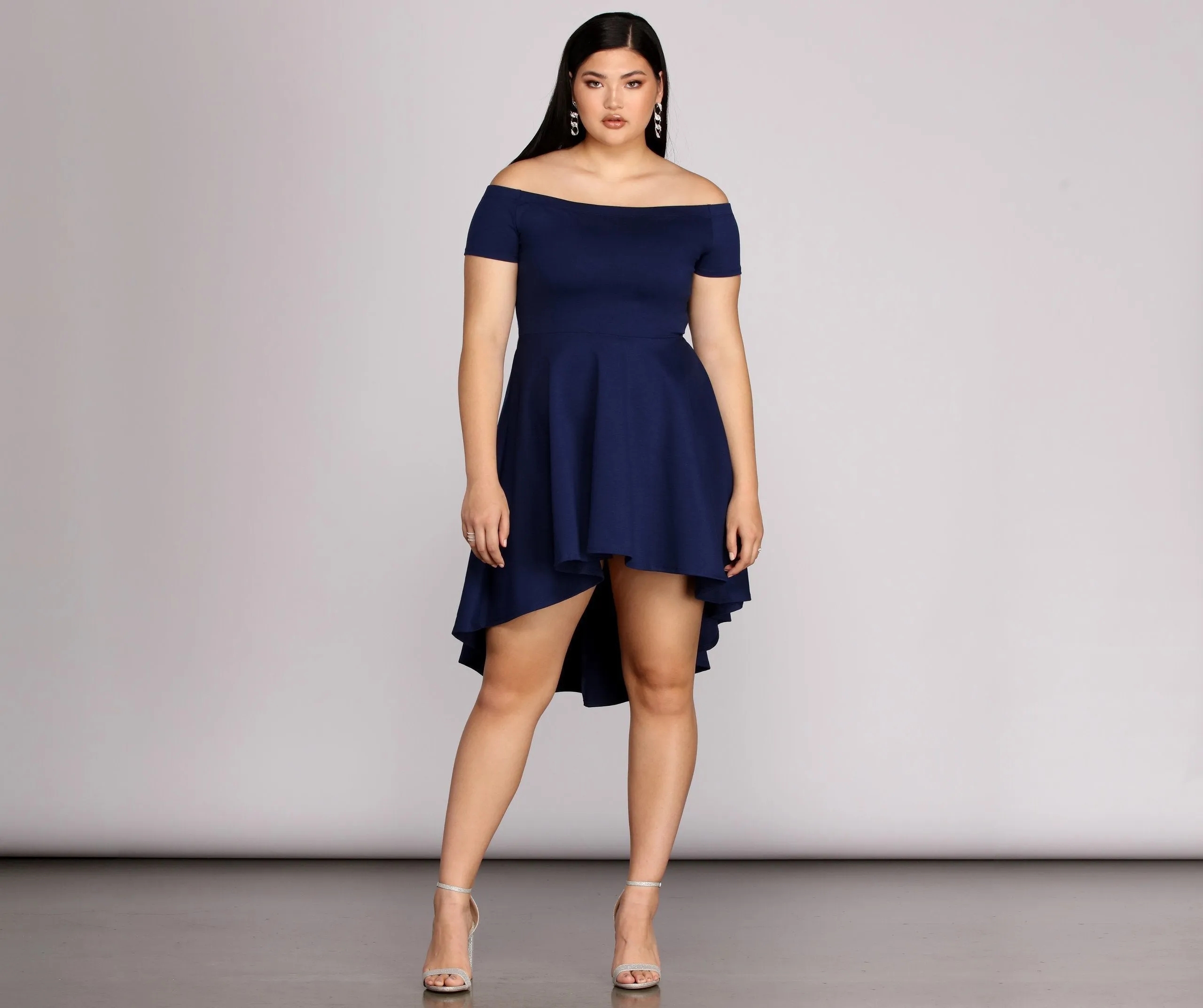 Plus All The Charming Rage Skater Dress