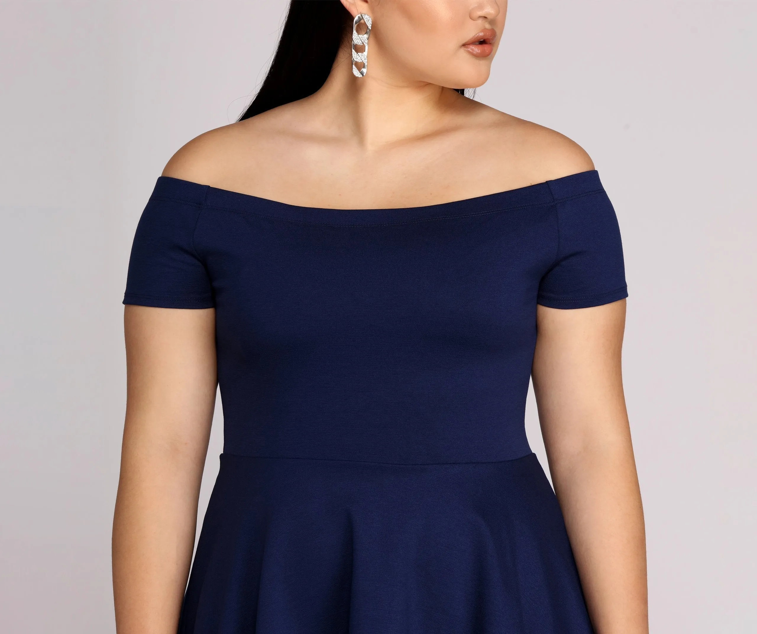 Plus All The Charming Rage Skater Dress