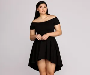 Plus All The Charming Rage Skater Dress