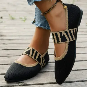 Point Toe Flats Slip-Ons