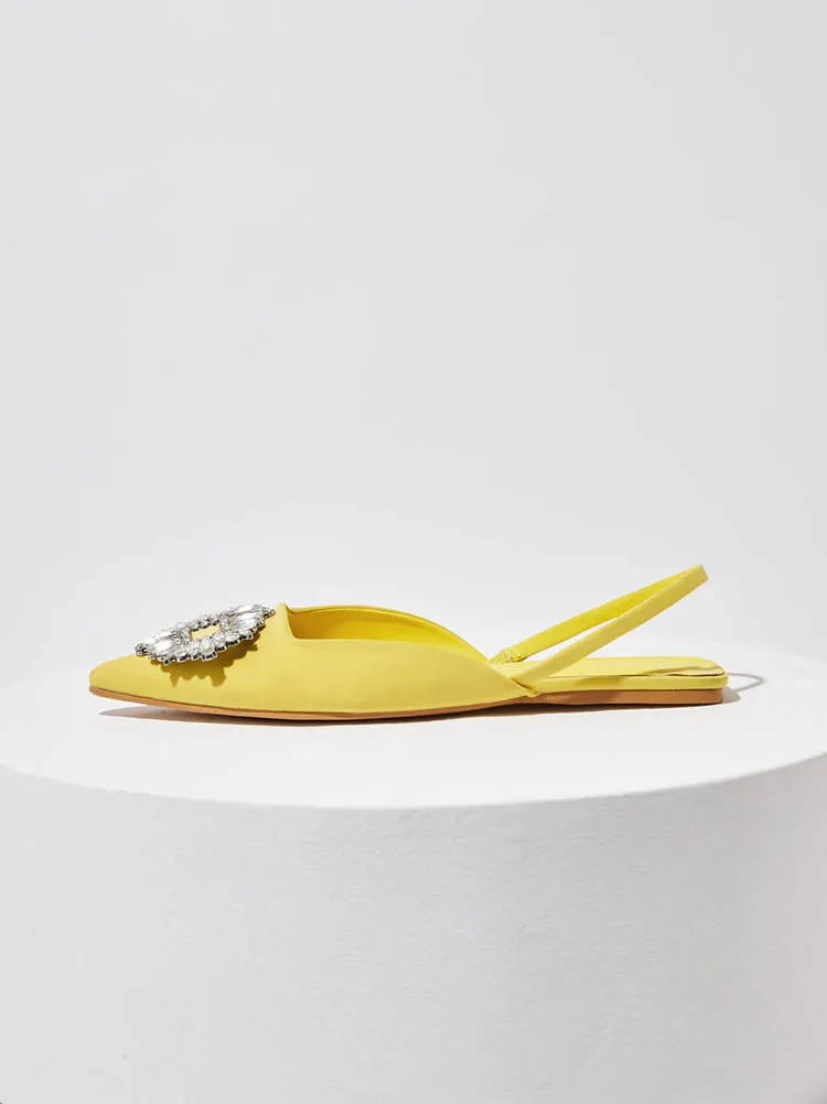Rhinestone Wedding Pointed Toe Sandals