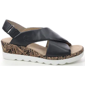 Rieker 67189-14 (Palace) Blue Sandals
