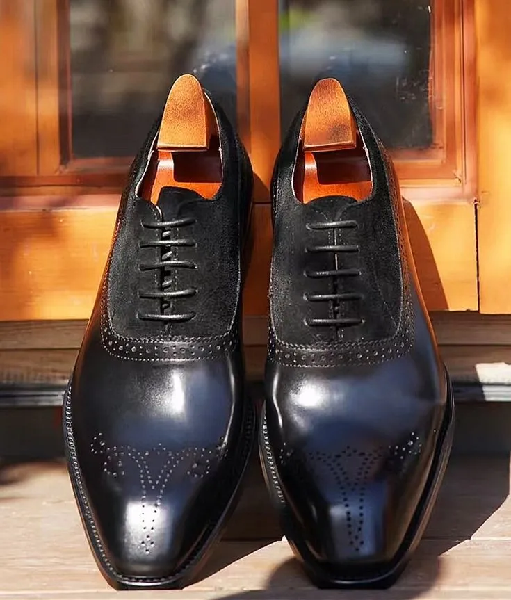 Shop the Best: Suede Leather Lace-Up Shoes for Men | Handmade Quality