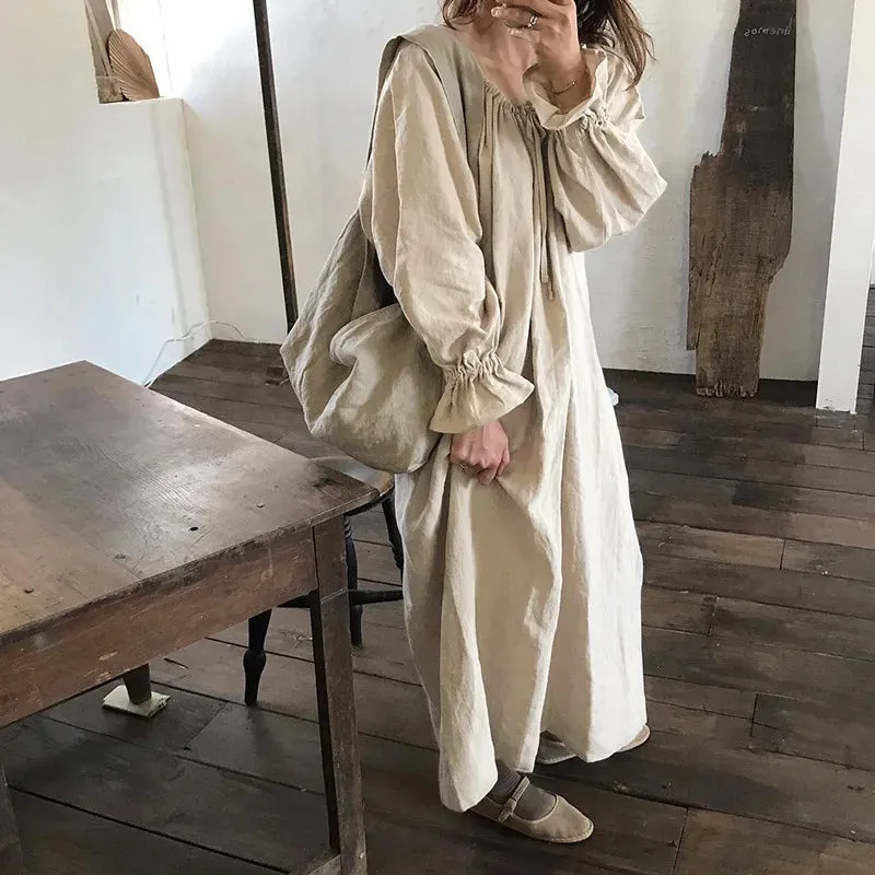 Spring Cotton Maxi Dress