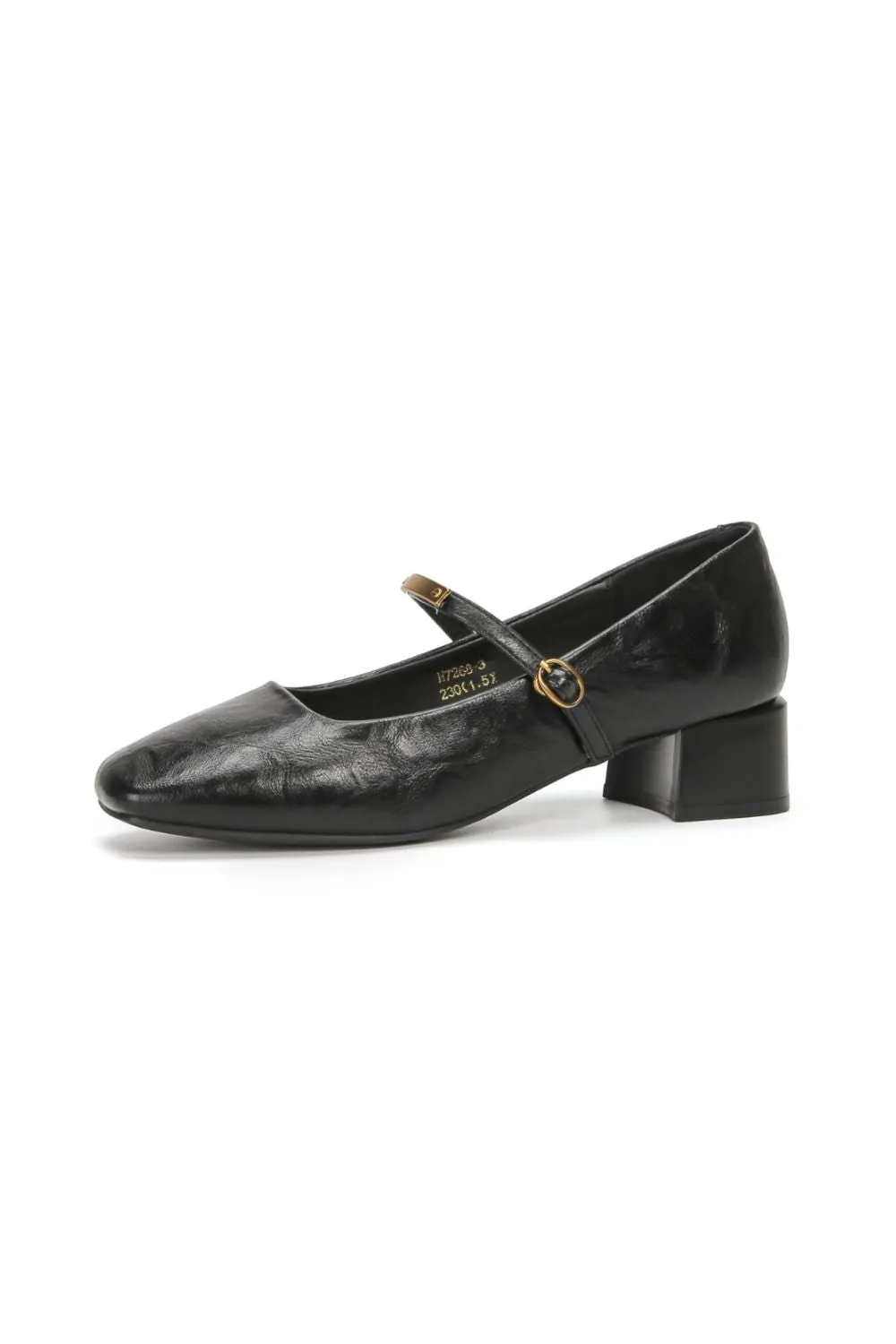 Square Toe Block Heel Pumps