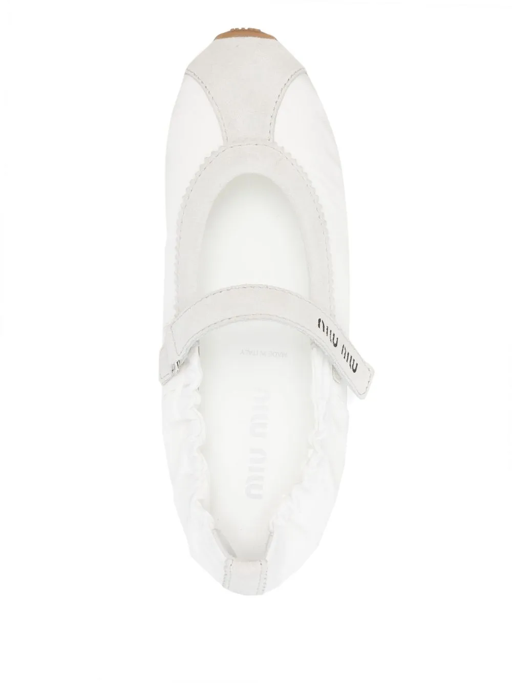 Suede leather ballets