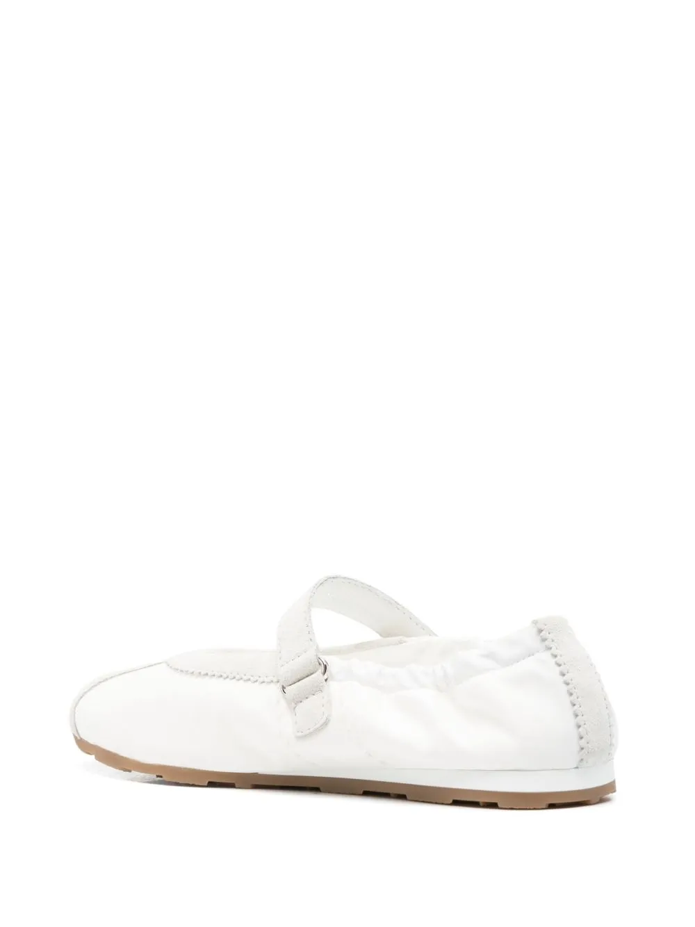 Suede leather ballets