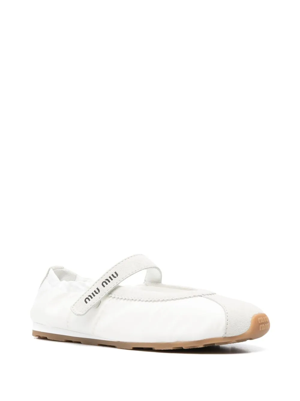 Suede leather ballets