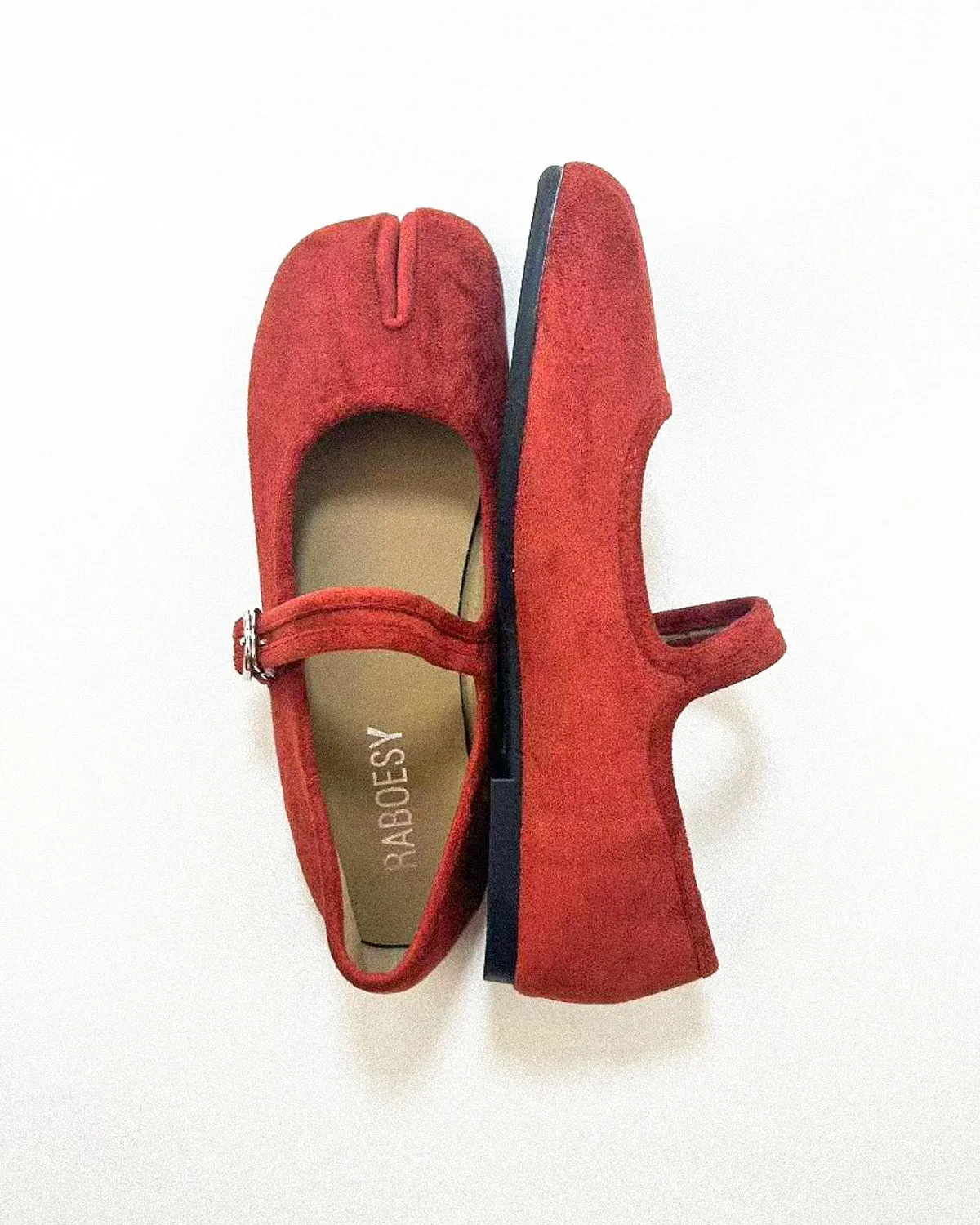 Suede Tabi Ballet Flats
