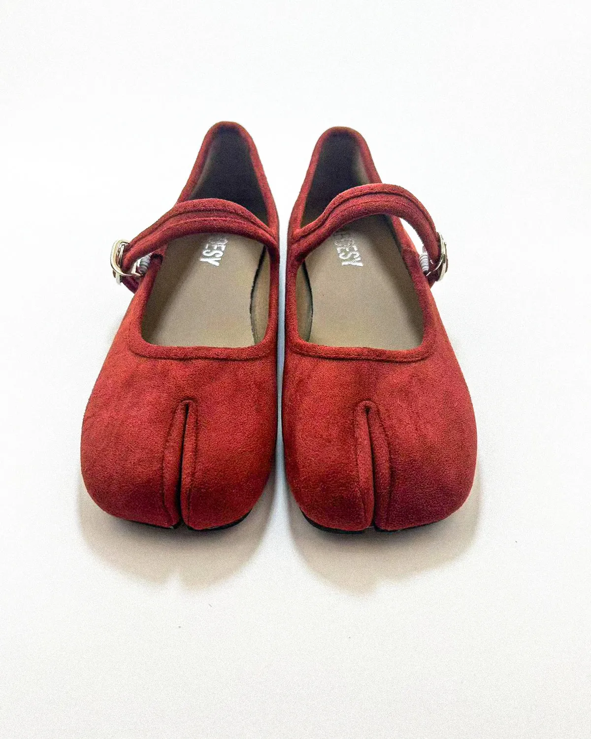 Suede Tabi Ballet Flats