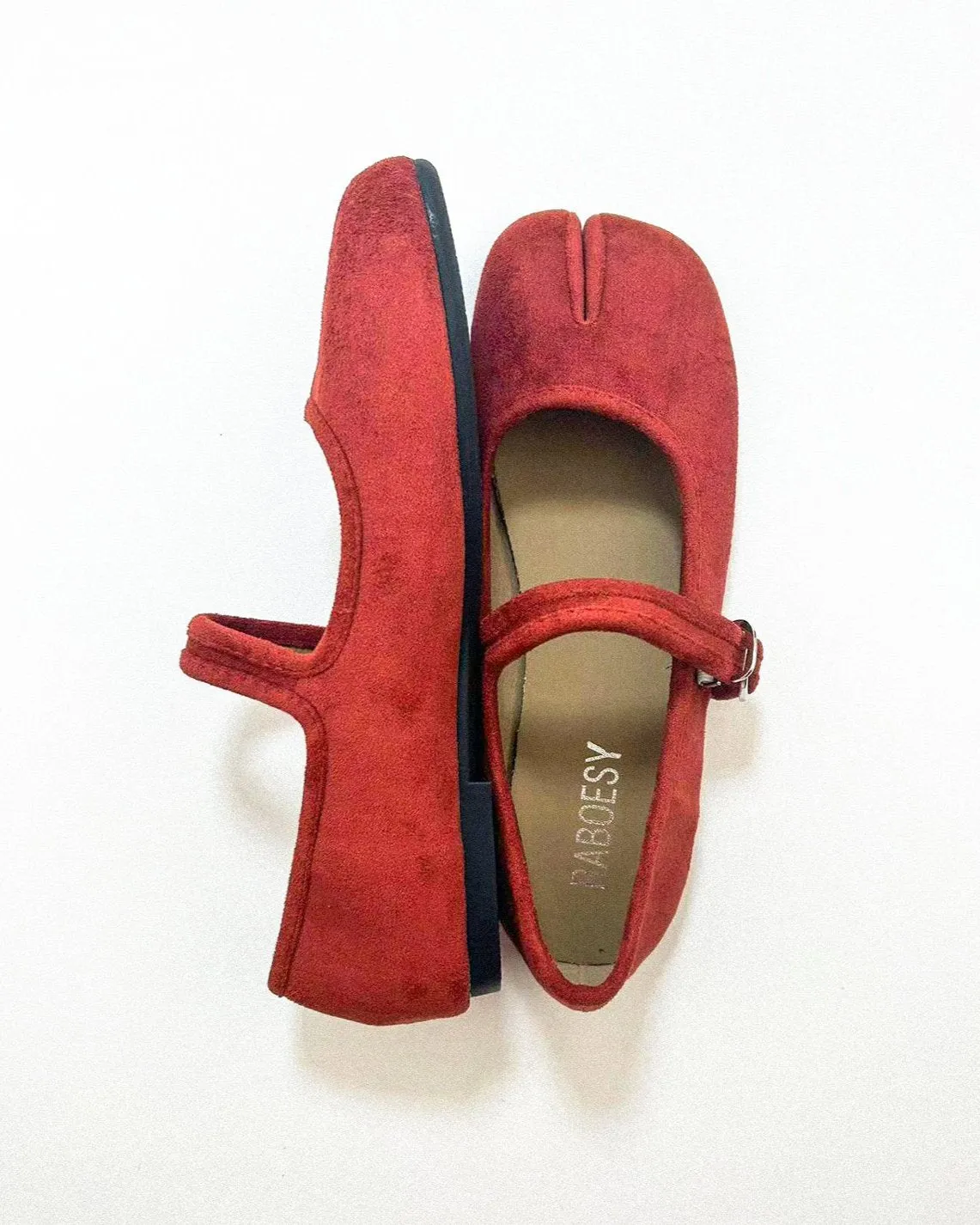 Suede Tabi Ballet Flats