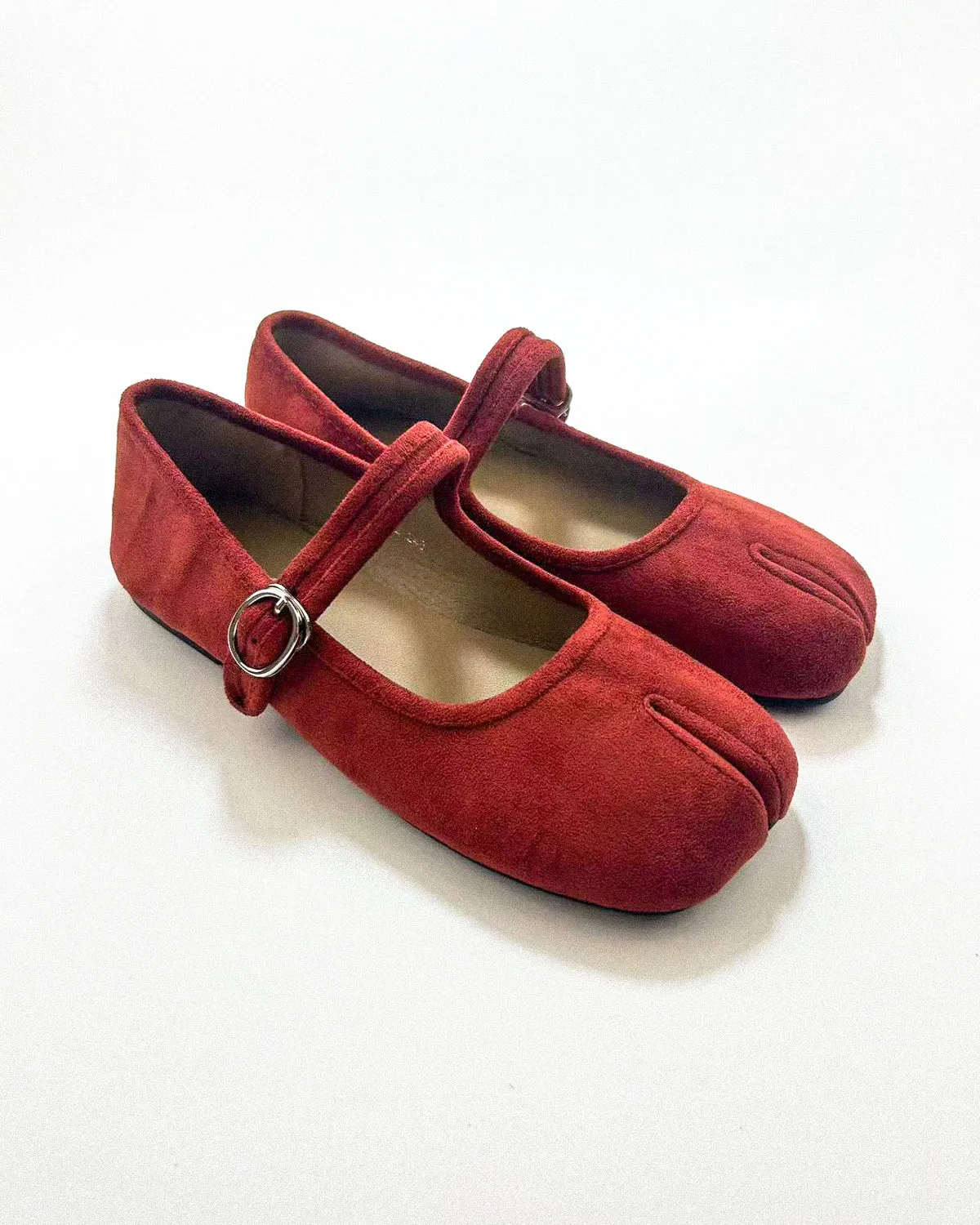 Suede Tabi Ballet Flats