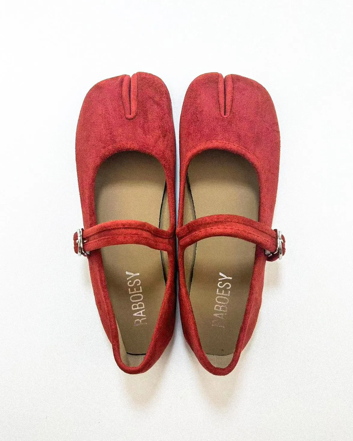 Suede Tabi Ballet Flats