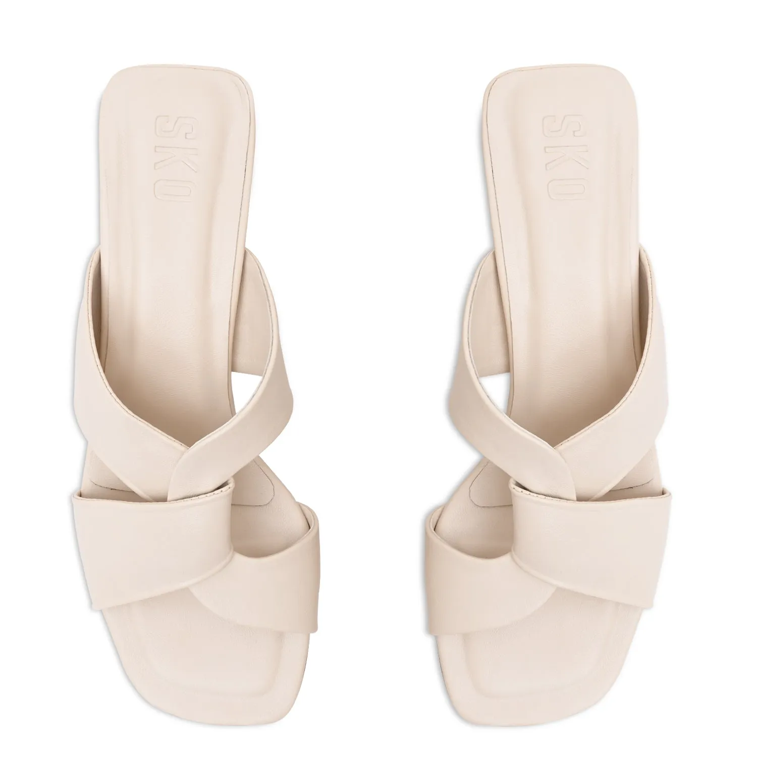 SusanX Heels in Ivory For Women