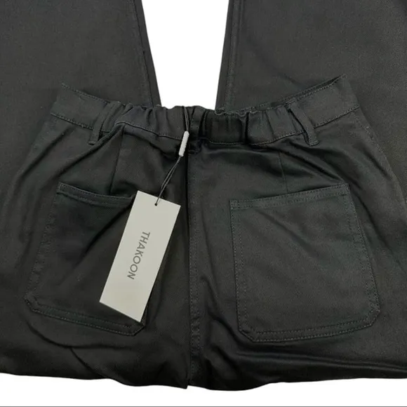 Thakoon Black High Waisted Denim pant. Sz 2. $145