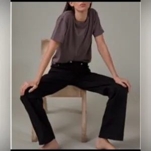 Thakoon Black High Waisted Denim pant. Sz 2. $145