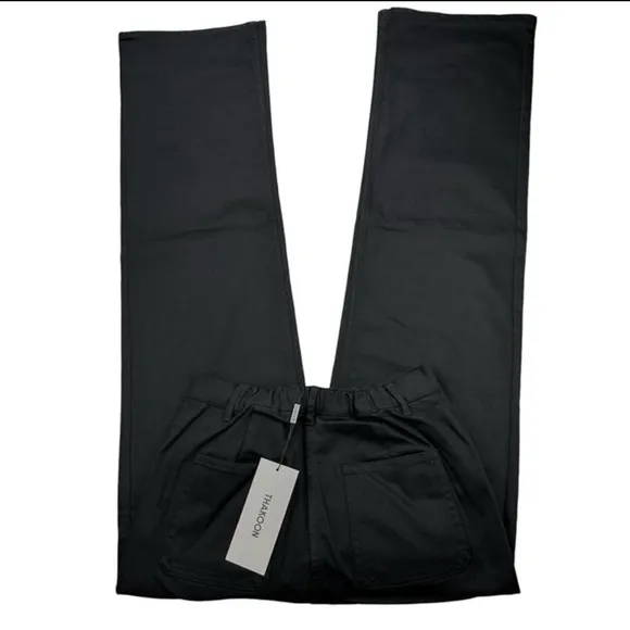 Thakoon Black High Waisted Denim pant. Sz 2. $145