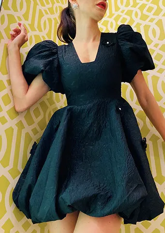The Nadia Mini Bubble Hemline & Sleeve Dress