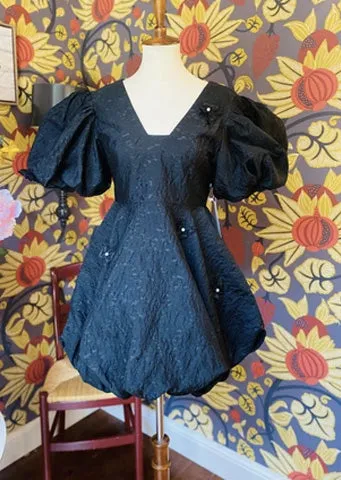 The Nadia Mini Bubble Hemline & Sleeve Dress
