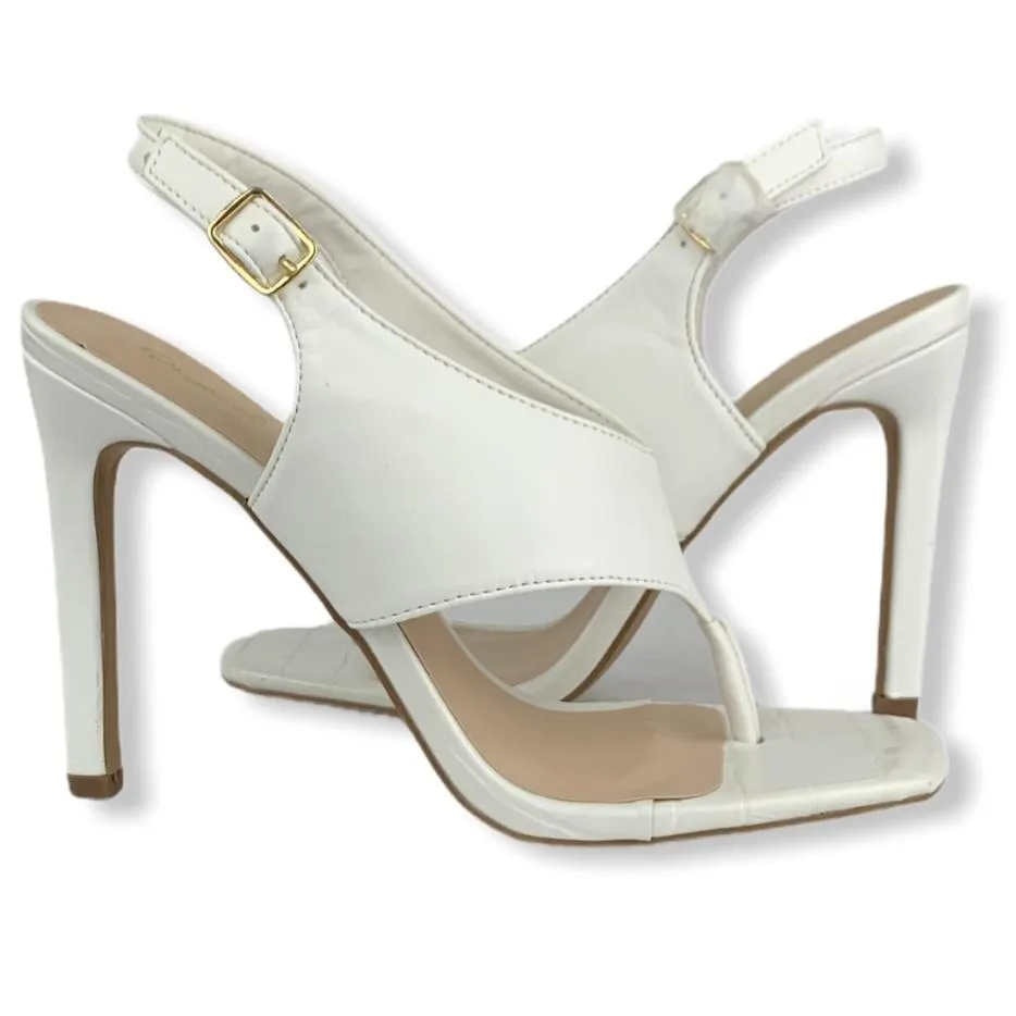 Thong Square Toe Women's High Heel Sandals