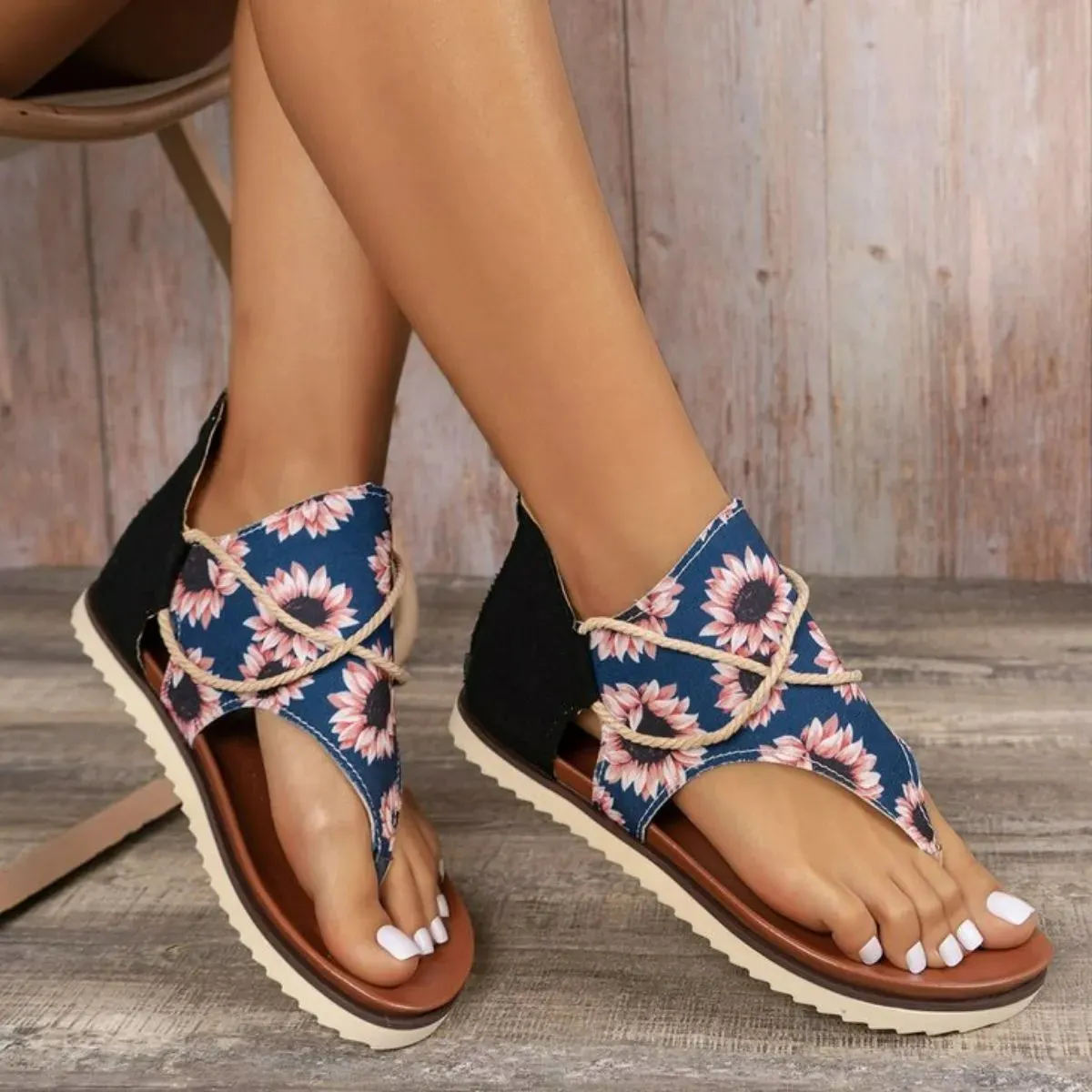 Toe Post Platform Sandals
