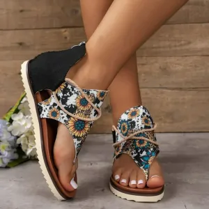 Toe Post Platform Sandals