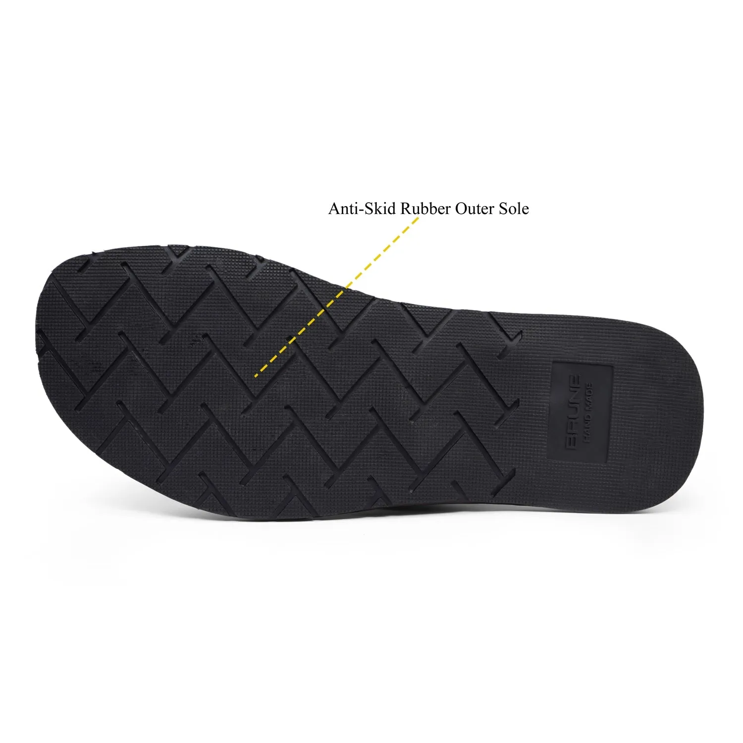 V-Strap Deep Cut Croco 3D Metal Lion Logo Slipper in Brown Leather