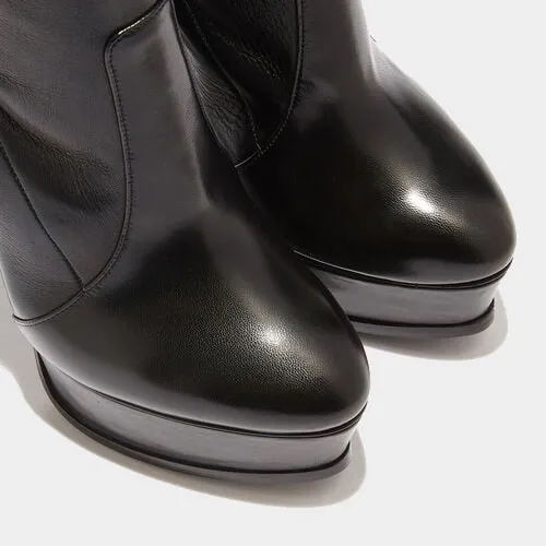 Women Mature Sexy Platform White Red Stilettos Heels Boots